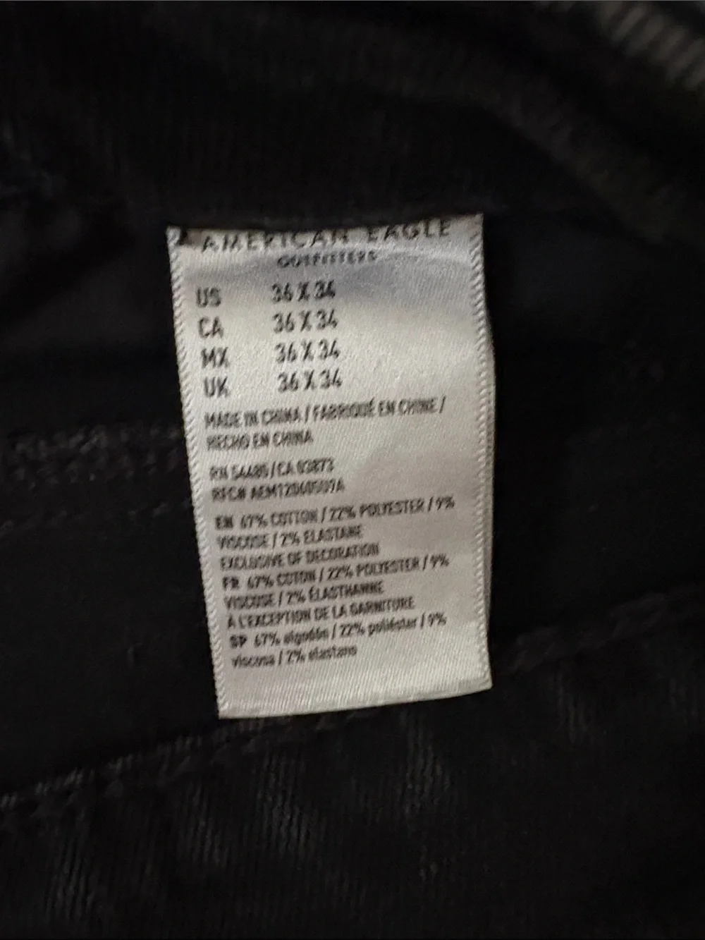 Men's Black Slim Fit Jeans